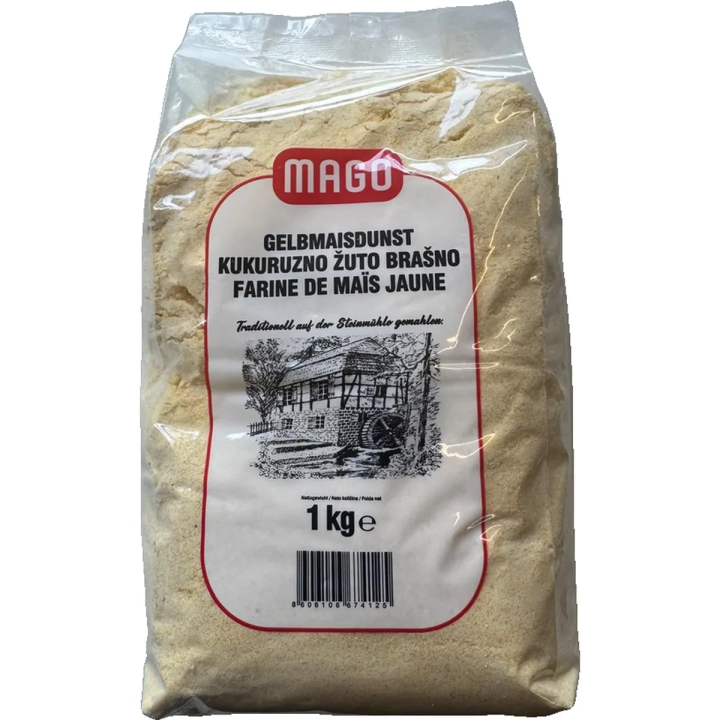 Mago Gelbmaisdunst Kukuruzno Zuto Brasno Farine De Mais Jaune 1kg
