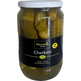 Hannah Quality Gurken In Essig 630g