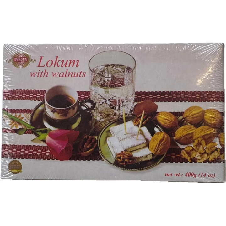 Europa Lokum With Walnuts 400g