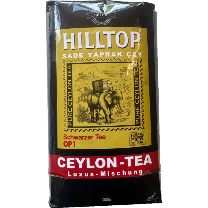 Hilltop Pure Ceylon Tea Op1 Schwarzer Tee 1000g