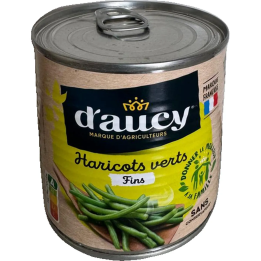 D'Auèy Haricots Verts Fins 425g