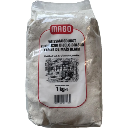 Mago Weissmaisdunst Kukuruzno Bijelo Brasno Farine De Mais Blanc 1kg